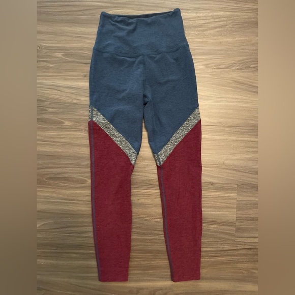 Beyond Yoga Tri-Panel Spacedye High-Waisted Midi Leggings - Women's size XS - Picture 5 of 6